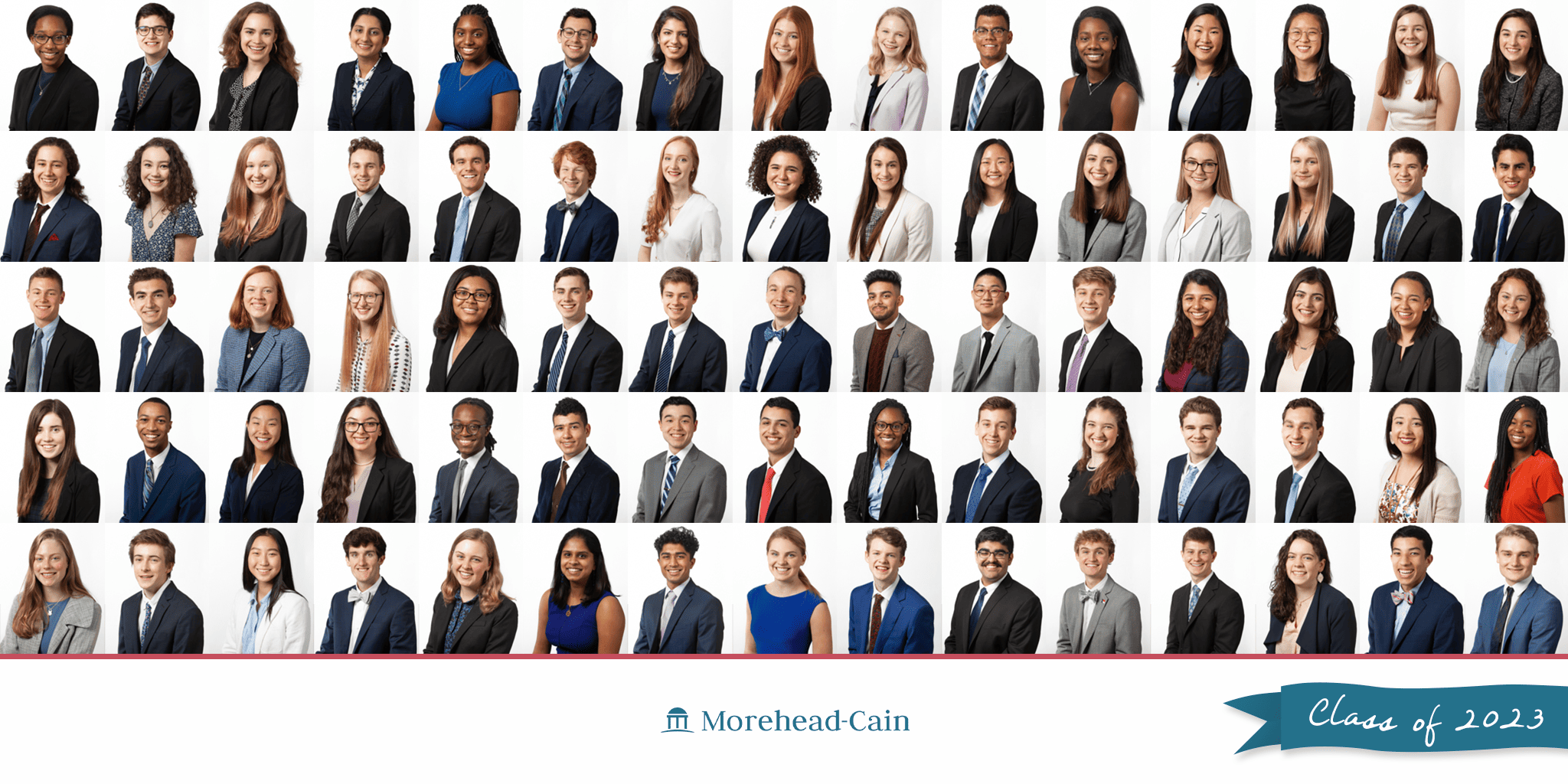 Photo collage of the Morehead-Cain Class of 2023