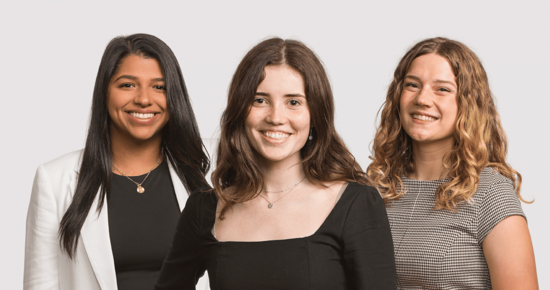 Amalia Marmolejos ’23, Tess McGrinder ’23, and Olivia Romine ’23