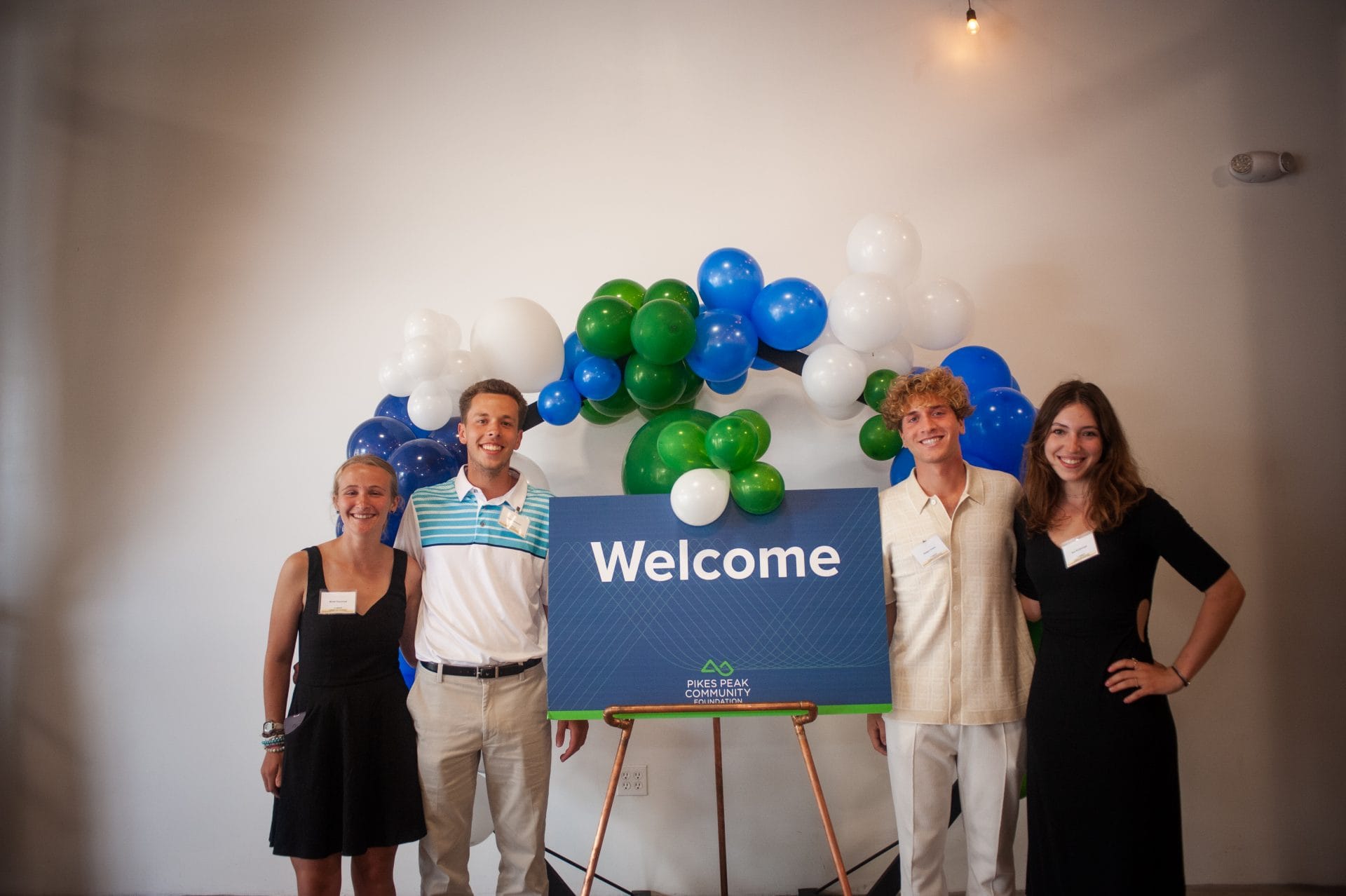 From left to right: Brook Cheuvront ’26, Charles Konkolics ’26, Sawyer Husain ’26, and Noa Roxborough ’26