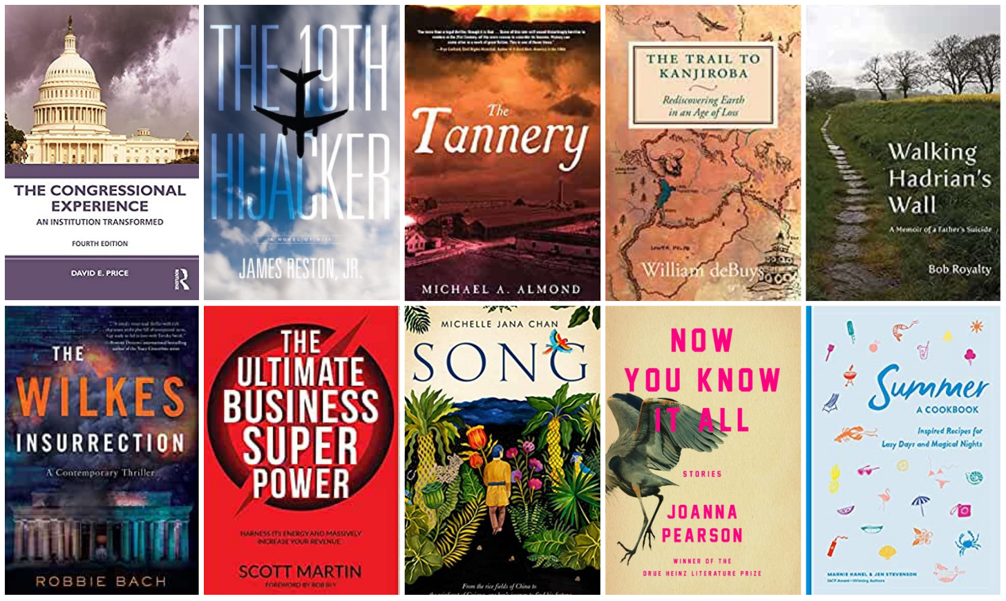 Collage of book covers mentioned in the article.