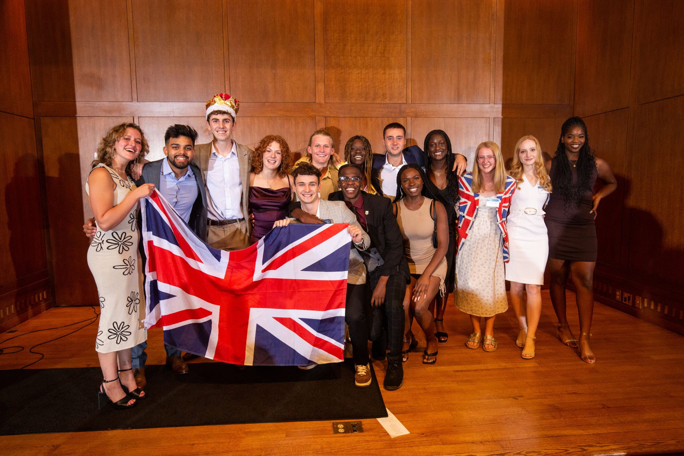 Photo of UK scholars at the Fall Banquet