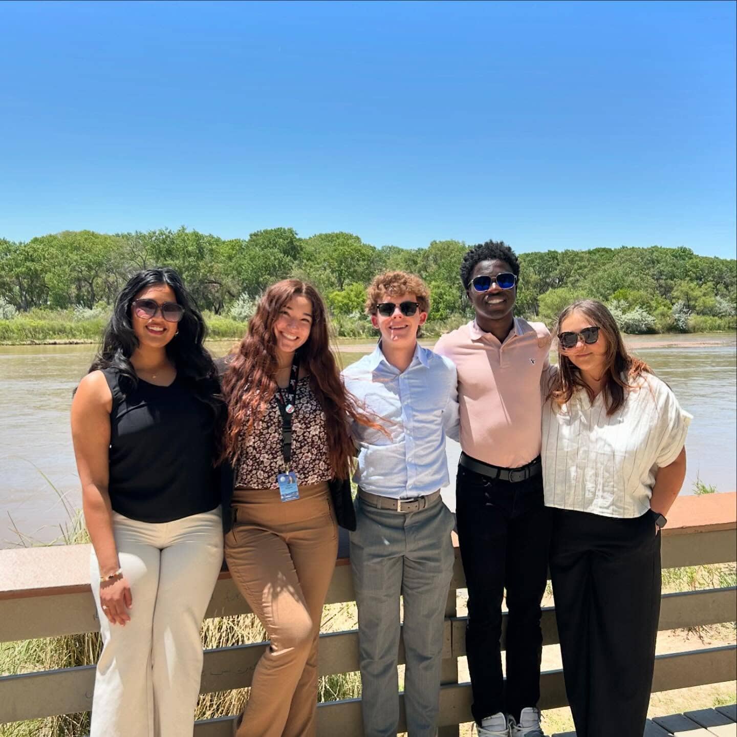A group of students standing together