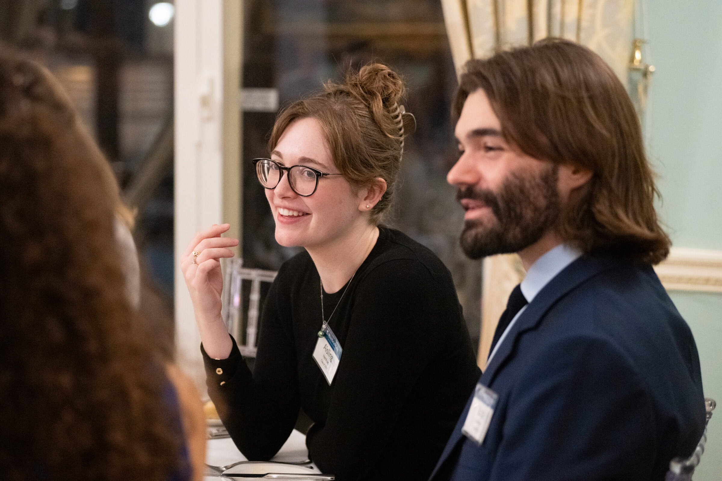 20240926       Copyright image 2024©<br /><br />The British Morehead-Cain Programme celebrates its 55th anniversary with an alumni dinner at Dartmouth House, Mayfair, London<br /><br />For photographic enquiries please call Fiona Hanson  07710 142 633 or email info@fionahanson.com <br />This image is copyright Fiona Hanson 2024©.<br />This image has been supplied by Fiona Hanson and must be credited Fiona Hanson. The author is asserting his full Moral rights in relation to the publication of this image. All rights reserved. Rights for onward transmission of any image or file is not granted or implied. Changing or deleting Copyright information is illegal as specified in the Copyright, Design and Patents Act 1988. If you are in any way unsure of your right to publish this image please contact Fiona Hanson on07710 142 633 or email info@fionahanson.com
